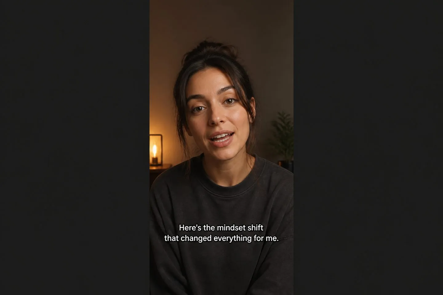 UGC talking video with added subtitles