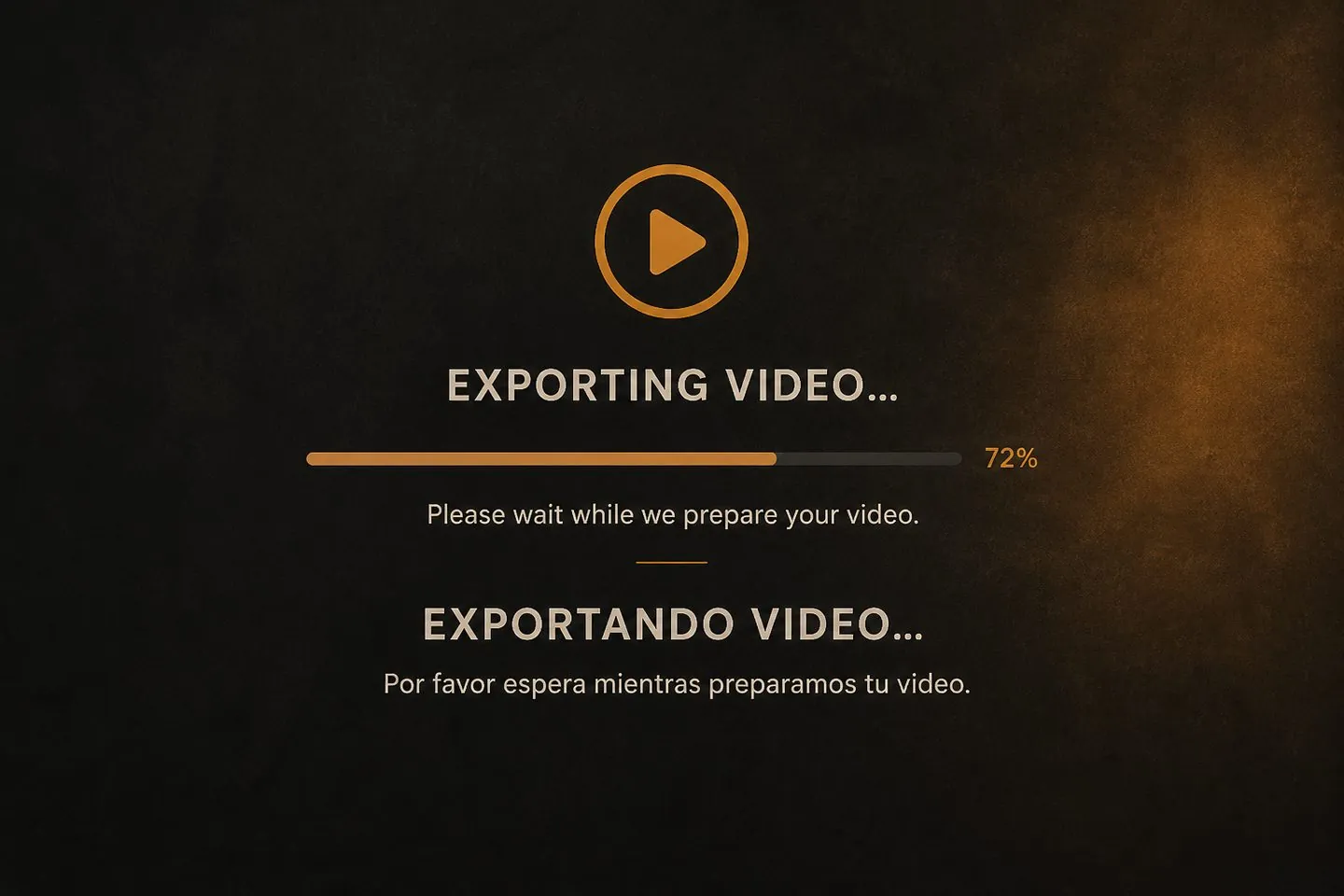 Exporting translated captions on video