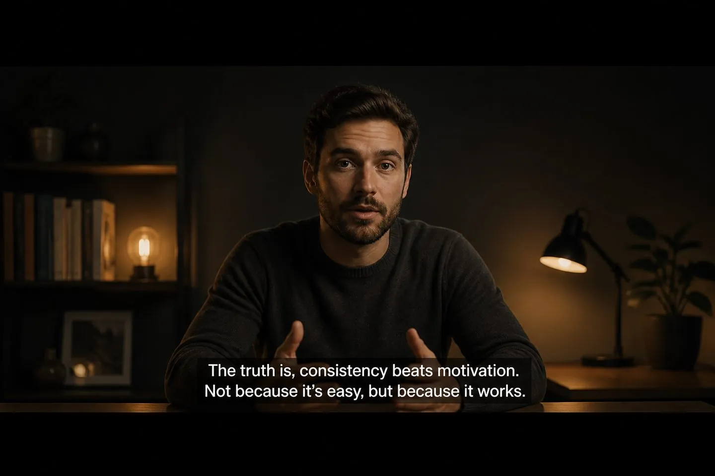 YouTube-style video with clear subtitles